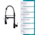 Torneira gourmet monocomando EspaçoKB KE-6024B preto