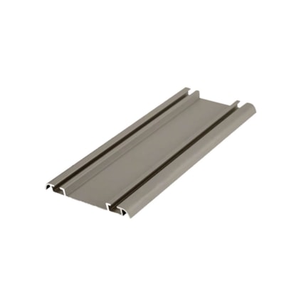 Trilho inferior duplo para 2 portas MMO fosco 3 m