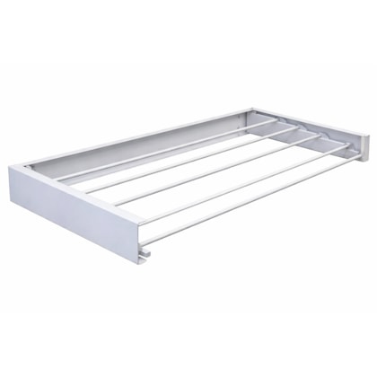 Varal de parede retrátil EspaçoFix branco 100 cm