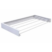 Varal de parede retrátil EspaçoFix branco 80 cm