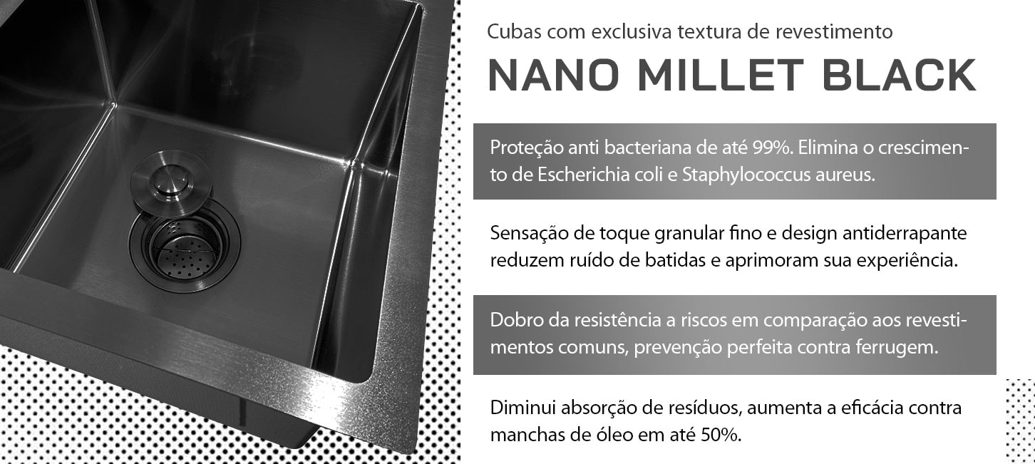 pintura especial nano millet bralck
